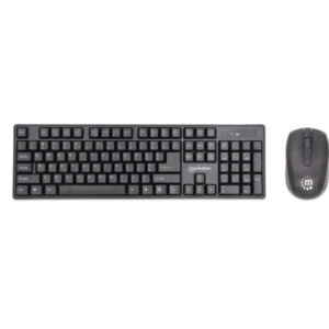 KIT TECLADO Y MOUSE INALAMBRICO USB MANHATTAN 178990 (RO)