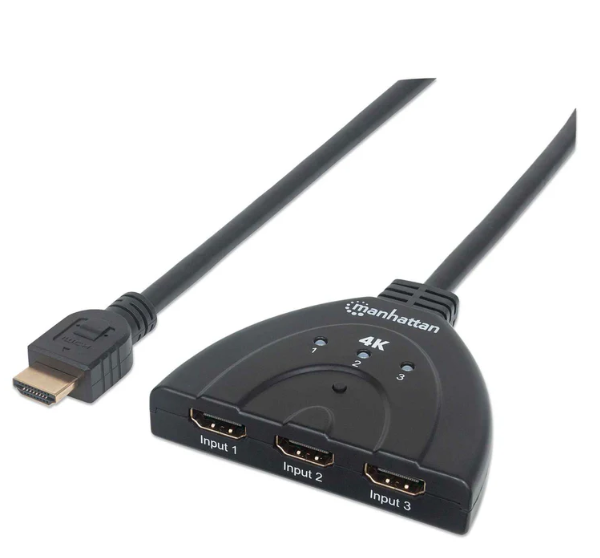 SWITCH 4K 3-PORT HDMI MANHATTAN 207874 (RO)
