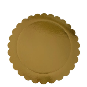 BLONDA #1 DORADA PARA QUEQUE 8" 200 UNIDADES 1605 (SYS)