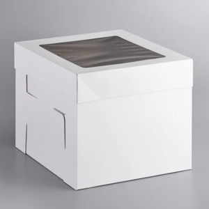 CAJA BLANCA #1 PARA PASTEL 12 UNIDADES 11710 (SYS)