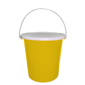 CUBETA CON TAPA DE 2.2 LITROS 16X17.5CM BOTE01A (SYS)