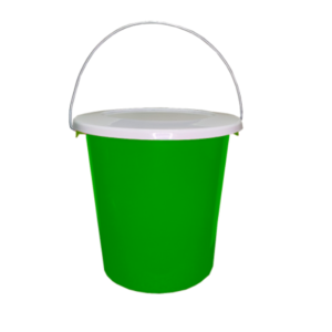 CUBETA CON TAPA DE 2.2 LITROS 16X17.5CM BOTE01V (SYS)