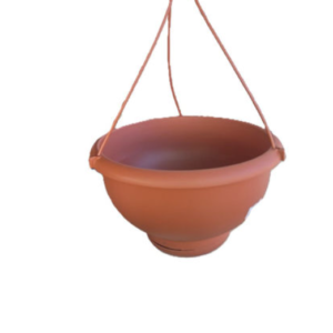 MACETA COLGANTE TERRACOTA SPARTA 15X27CM MCOLNT (SYS)