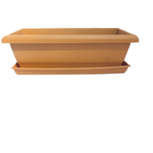 MACETERO RECTANGULAR #2 TERRACOTA 19X24X54CM MR2T (SYS)