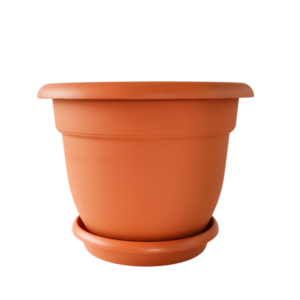 MACETA #5 TERRACOTA CON PLATO 37X39CM M5T (SYS)
