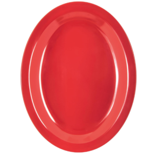 PLATO OVALADO DE MELAMINA 13″ BG-G38002-13R (SYS)