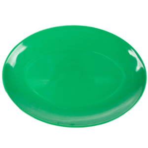 PLATO OVALADO DE MELAMINA PLANO 14″ BG-P38002-14V (SYS)