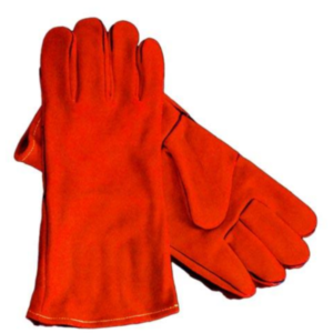 GUANTE CUERO SOLDAR ROJO TGE 16″ WG-02R S (PS)