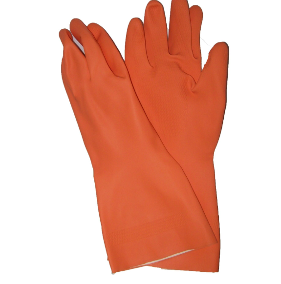 GUANTE LATEX INDUSTRIAL NARANJA 4340 XL (PS)