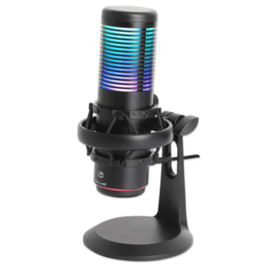 MICRÓFONO DE CONDENSADOR USB CON LED RGB Y CANCELACIÓN DE RUIDO MANHATTAN 102674 (RO)