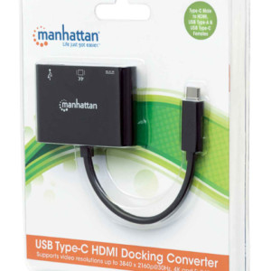 HDMI DOCKING CONVERTIDOR USB TIPO-C MANHATTAN 152037 (RO)