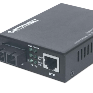 CONVERTIDOR DE MEDIOS MONO-MODO GIGABIT ETHERNET INTELLINET 507349 (RO)