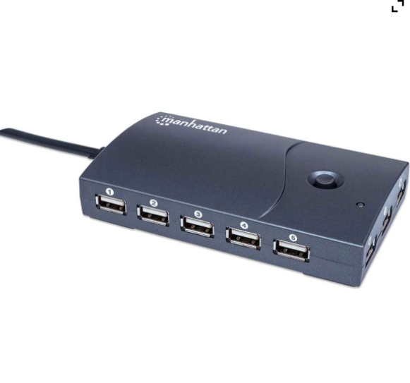 HUB DE ESCRITORIO CON 13 PUERTOS USB 2.0 MANHATTAN 162463 (RO)