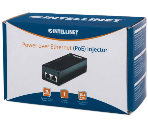 INYECTOR POE 10/100 FAST ETHERNET INTELLINET 524179 (RO)