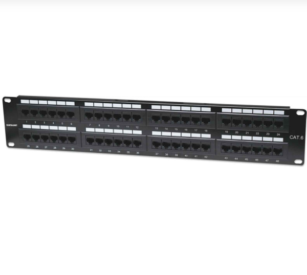 PANEL DE PARCHEO CAT6 48 PUERTOS INTELLINET 560283 (RO)