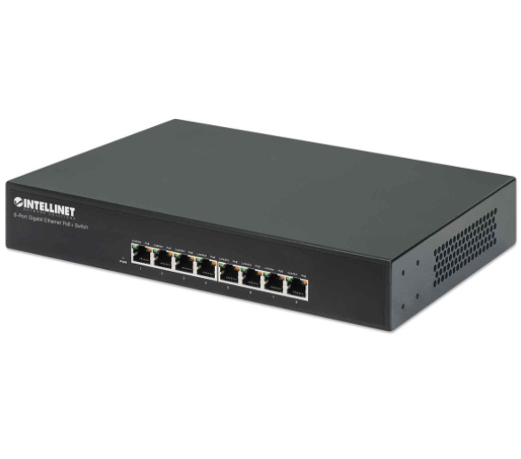 SWITCH GIGABIT POE+ DE 8 PUERTOS INTELLINET 560641 (RO)