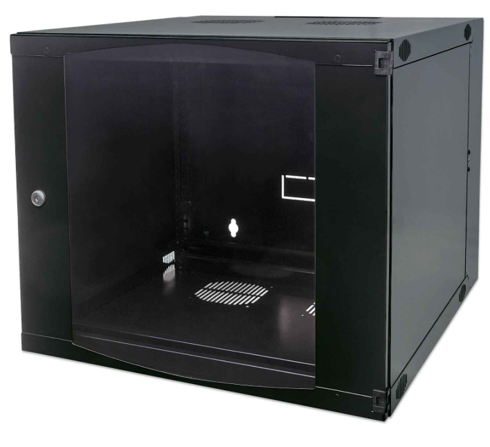 GABINETE DE 19″ PARA MONTAJE EN MURO CON DOBLE SECCIÓN INTELLINET 713849 (RO)