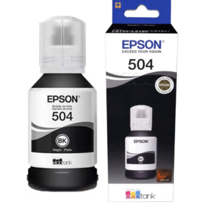 BOTELLA DE TINTA EPSON T504120-AL NEGRA (RO)